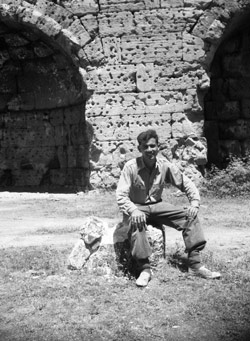 Michael Ballance at Pamukkale, 1953