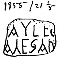 Line drawing of MAMA XI 184 (Synnada 7: 1955-21)
