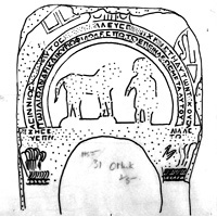 Line drawing of MAMA XI 138 (Pentapolis 6: 1955-31)