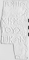 Squeeze of left edge of ll. 17 of MAMA XI 145 (Pentapolis 13: 1955-39)