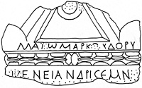 Line drawing of MAMA XI 284 (Northern Lykaonia 10: 1956-129)