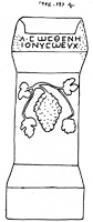 Line drawing of MAMA XI 282 (Northern Lykaonia 8: 1956-137)