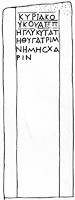 Line drawing of MAMA XI 321 (Perta 16: 1956-144)