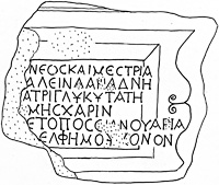 Line drawing of MAMA XI 280 (Northern Lykaonia 6: 1956-156)